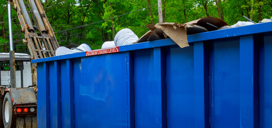 Blu Dumpster, Recycle Waste Recycling Container Trash On Ecology And Environment